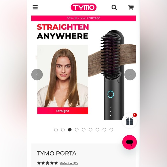 TYMO Porta straightening comb (Brand new) - Picture 5 of 5